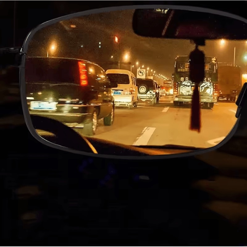 Night Driving Glasses Anti Glare Yellow Lens UV Protection Sunglasses For Men And Women 5