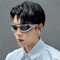 Y2K Oval Punk Sunglasses Mirror Lens UV400 Retro Unisex Statement Shades 3