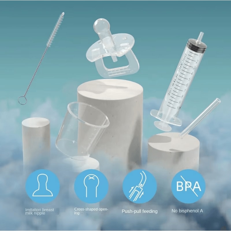 Baby Medicine Dispenser Pacifier With Oral Syringe 10ml Liquid Feeder For Infants And Toddlers 2