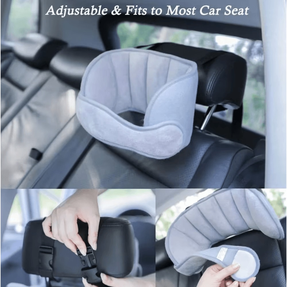 Adjustable Car Seat Head Support Strap For Safe Comfortable Sleep 0