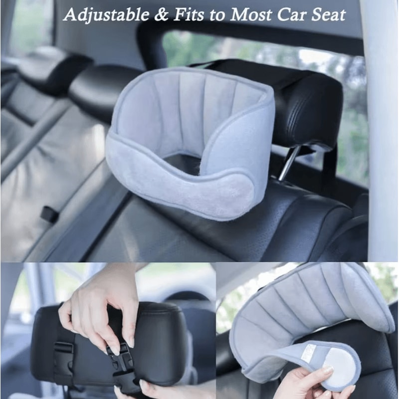 Adjustable Car Seat Head Support Strap For Safe Comfortable Sleep 0