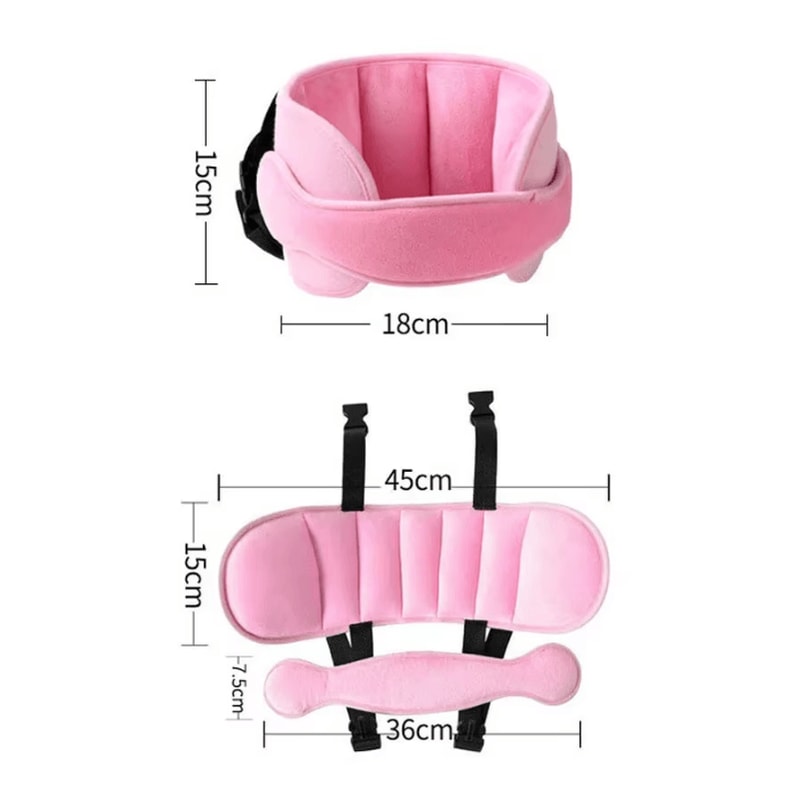 Adjustable Car Seat Head Support Strap For Safe Comfortable Sleep 3