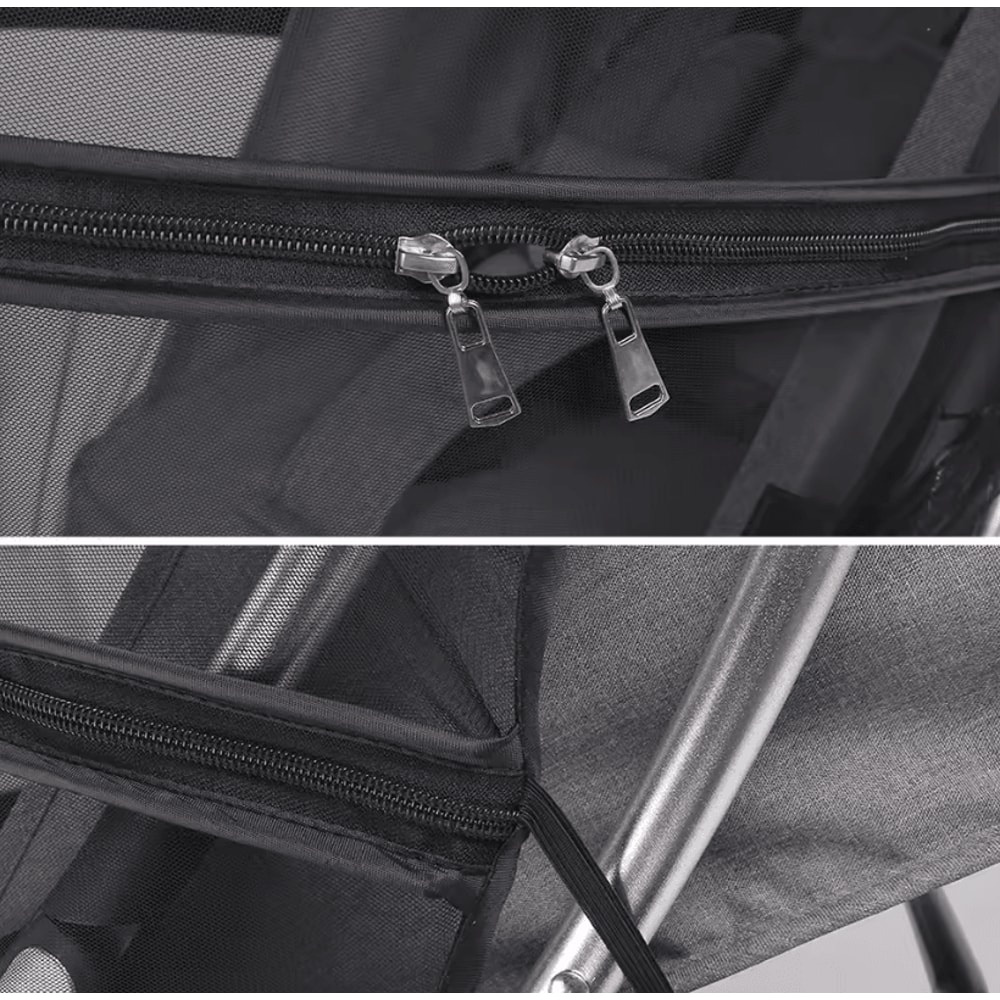 FullCover Baby Stroller Mosquito Net With Breathable Zipper Design 1