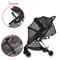 FullCover Baby Stroller Mosquito Net With Breathable Zipper Design 2