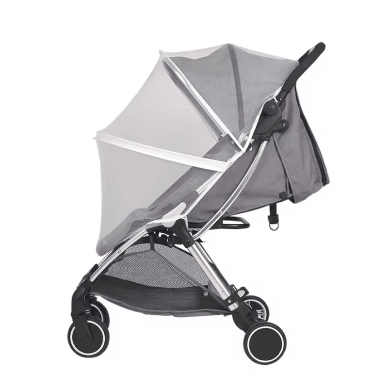 FullCover Baby Stroller Mosquito Net With Breathable Zipper Design 6