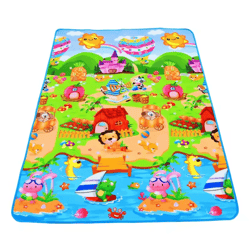 extra-large waterproof baby play mat – soft foldable crawling & activity floor