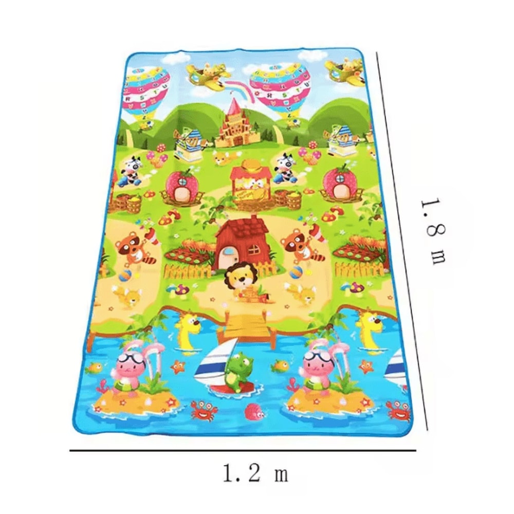 ExtraLarge Waterproof Baby Play Mat Soft Foldable Crawling Activity Floor 4
