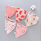 5Piece Waterproof Cotton Baby Bandana Bib Set Soft Absorbent Drool Protection 4