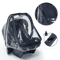 Transparent Universal Baby Stroller Rain Cover With Double Zipper Protection 1
