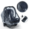 Transparent Universal Baby Stroller Rain Cover With Double Zipper Protection 1