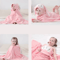 Super Soft Baby Hooded Towel Bathrobe Cozy Wrap Swaddle For Newborns 3
