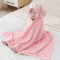 Super Soft Baby Hooded Towel Bathrobe Cozy Wrap Swaddle For Newborns 7