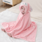 Super Soft Baby Hooded Towel Bathrobe Cozy Wrap Swaddle For Newborns 7