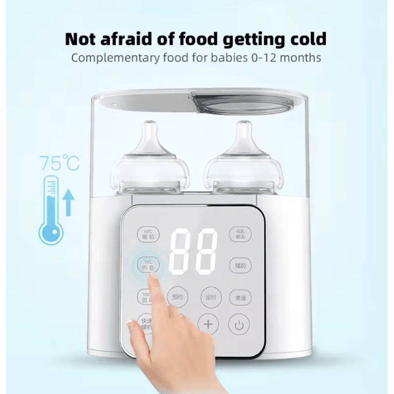Smart Multifunction Baby Bottle Warmer Sterilizer With Precise Temperature Control 3