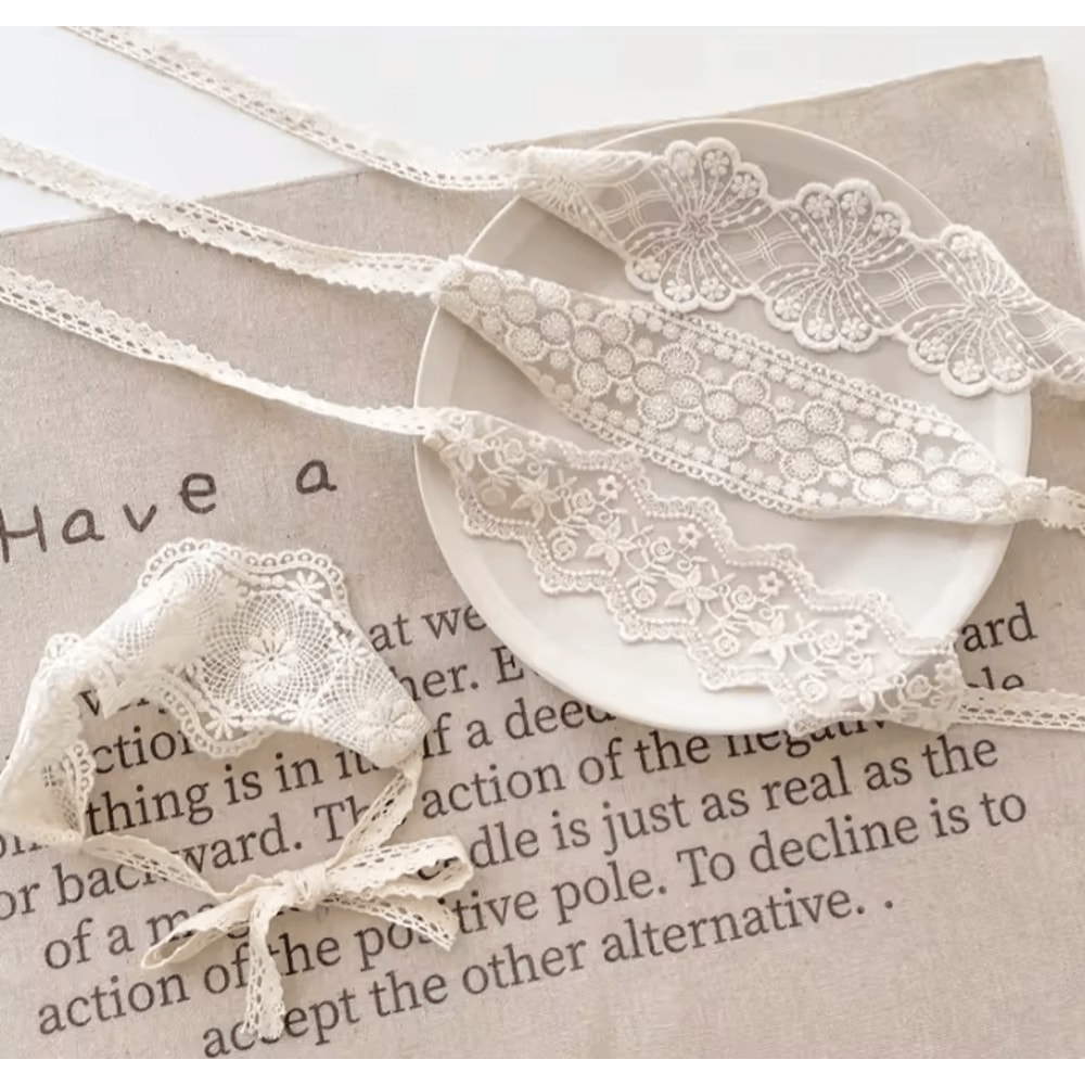 Sweet Lace Floral Baby Headband Soft Elastic Princess Hair Accessory 2