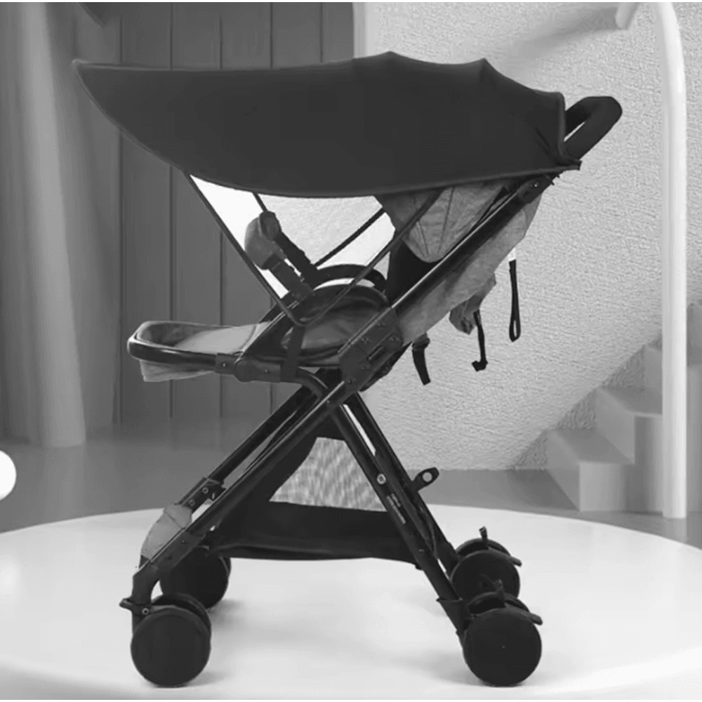 Universal Baby Stroller Sunshade Cover Extended UV Protection Canopy 2