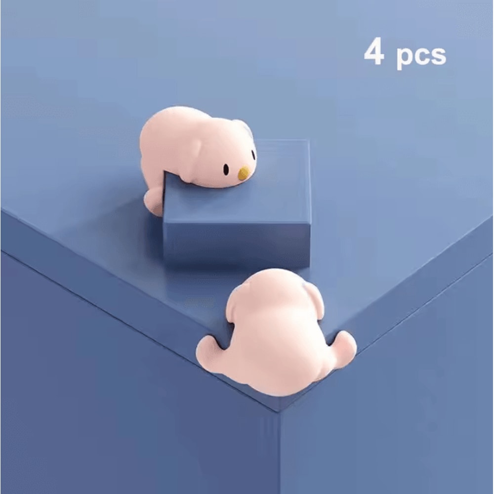 Soft Silicone Baby Corner Protectors AntiCollision Safety Guards 4pcs Set 5