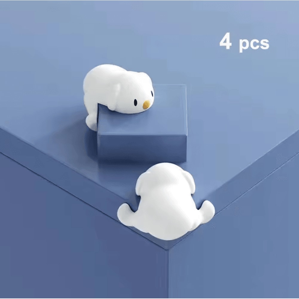 Soft Silicone Baby Corner Protectors AntiCollision Safety Guards 4pcs Set 6