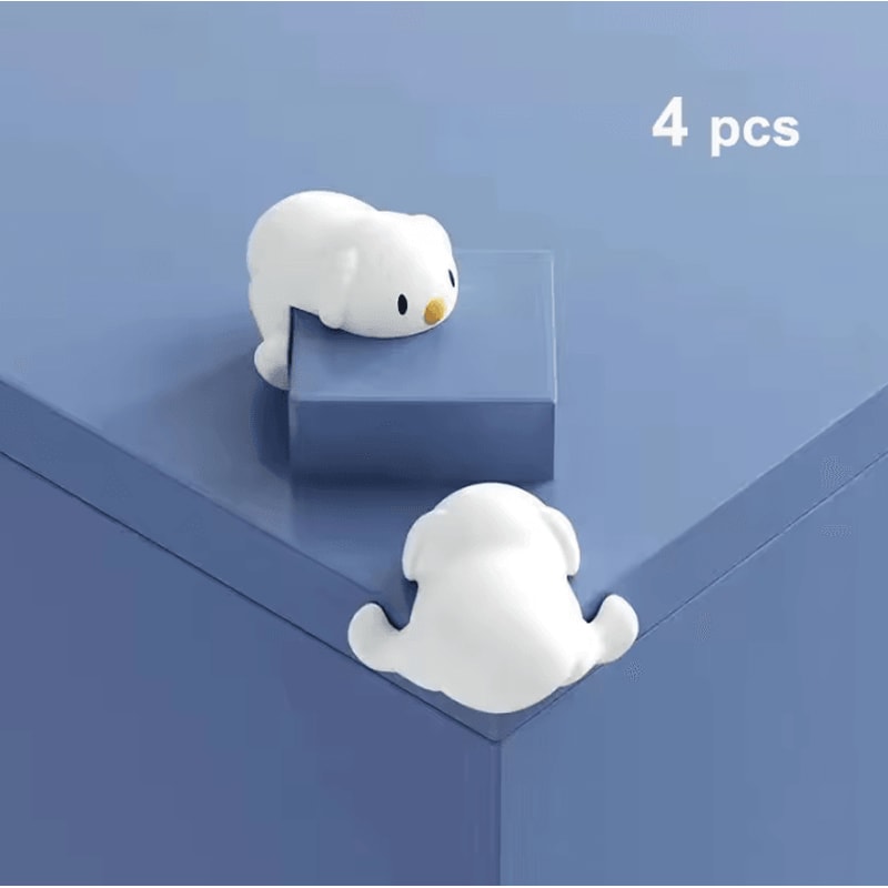 Soft Silicone Baby Corner Protectors AntiCollision Safety Guards 4pcs Set 6