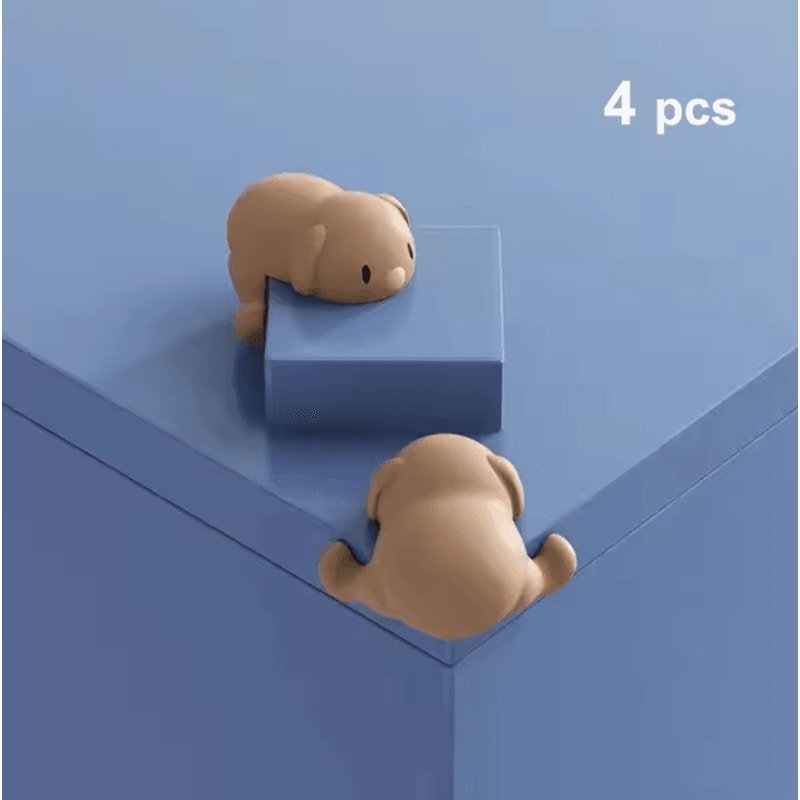 Soft Silicone Baby Corner Protectors AntiCollision Safety Guards 4pcs Set 7