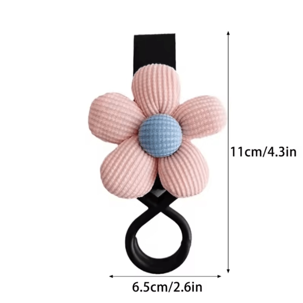 Cute Floral Baby Stroller Hook Multifunction Hanging Storage For OntheGo Parents 4
