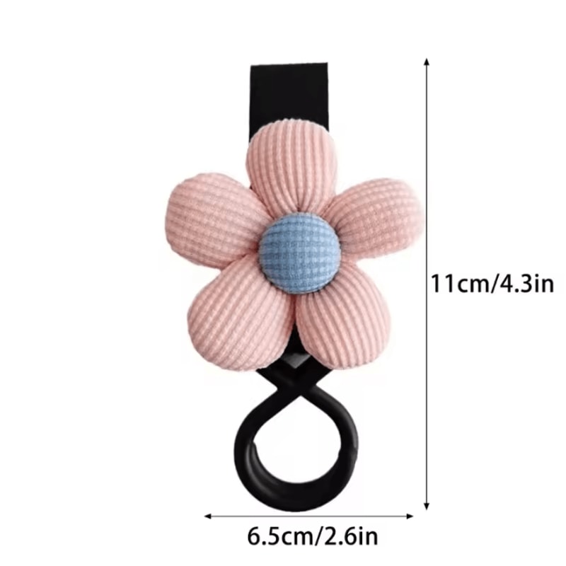 Cute Floral Baby Stroller Hook Multifunction Hanging Storage For OntheGo Parents 4