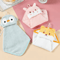 Cute Cartoon Animal Coral Fleece Hand Towel Soft Hanging QuickDry Towel 3
