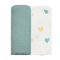 2Pack Soft Cotton Muslin Baby Swaddle Blankets For Newborn Comfort 6