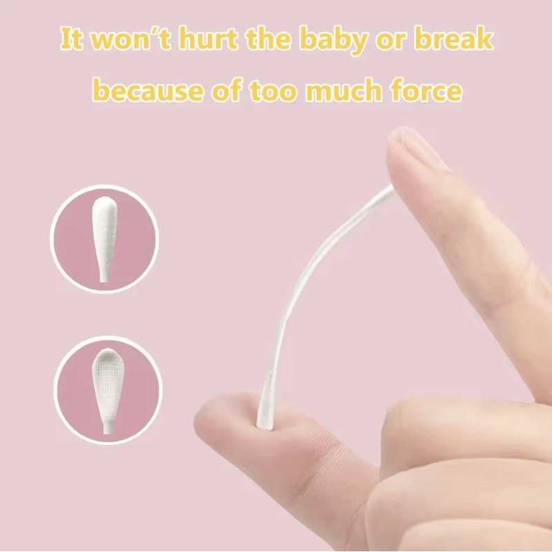 200pcs UltraFine Baby Cotton Swabs For Gentle Safe Cleaning 4