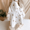 Cozy Coral Velvet Baby Hooded Cloak For Warm Stylish Winter Comfort 0