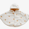 Cozy Coral Velvet Baby Hooded Cloak For Warm Stylish Winter Comfort 7
