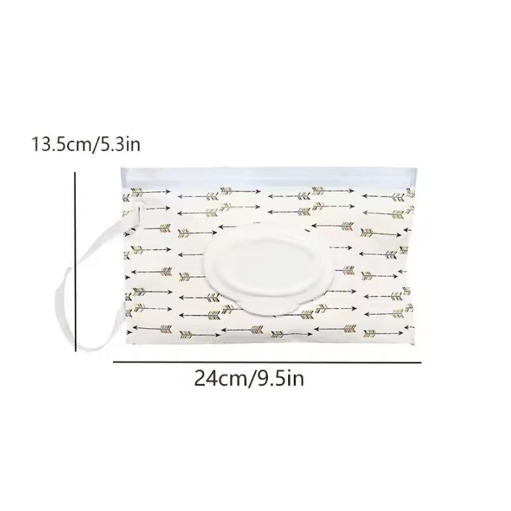 2Pack Portable Wet Wipes Dispenser Bags For Easy Hygienic Travel 4