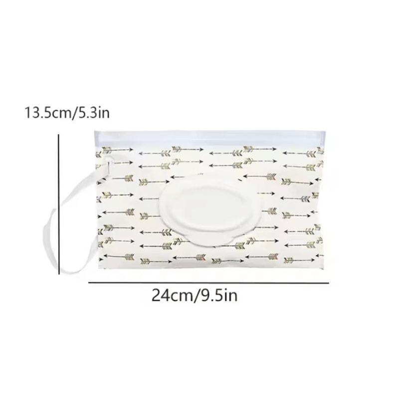 2Pack Portable Wet Wipes Dispenser Bags For Easy Hygienic Travel 4