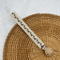 Wooden Flower Baby Pacifier Clip Chain With Embroidered Design 4