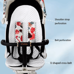 breathable baby stroller cooling pad with soft cotton & mesh comfort