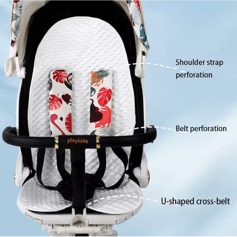 Breathable Baby Stroller Cooling Pad With Soft Cotton Mesh Comfort 0