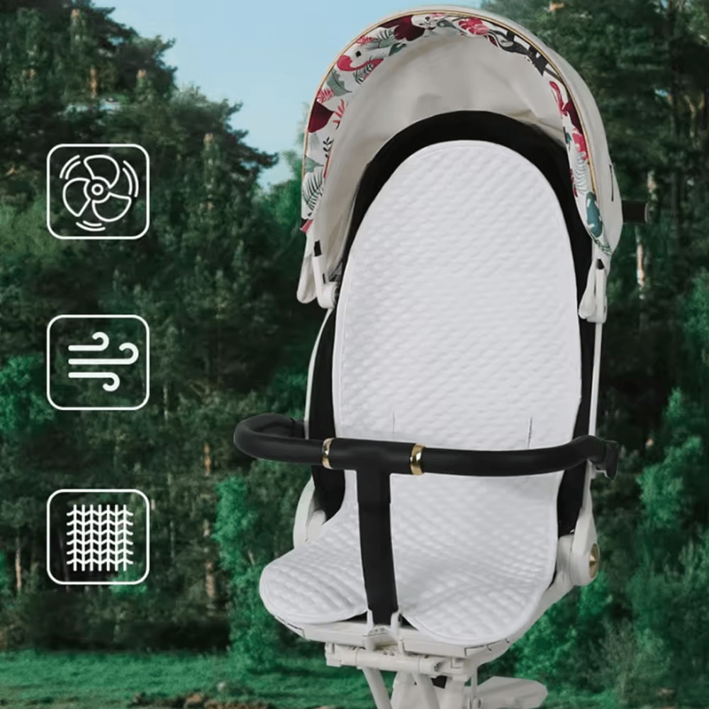 Breathable Baby Stroller Cooling Pad With Soft Cotton Mesh Comfort 1