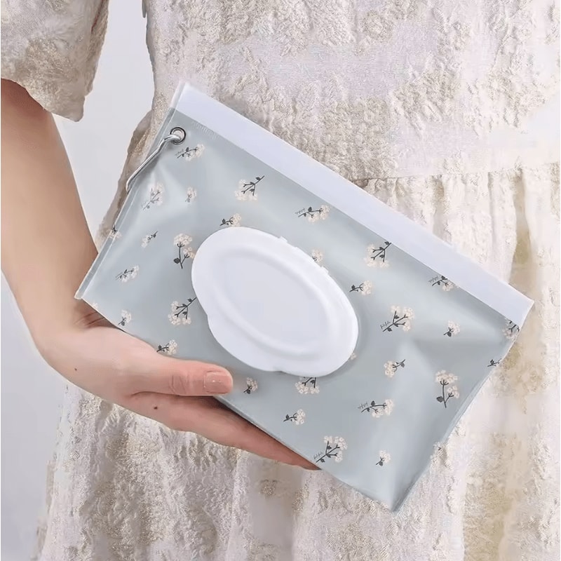 Portable SnapStrap Baby Wipes Bag With Flip Cover For Easy OntheGo Access 2