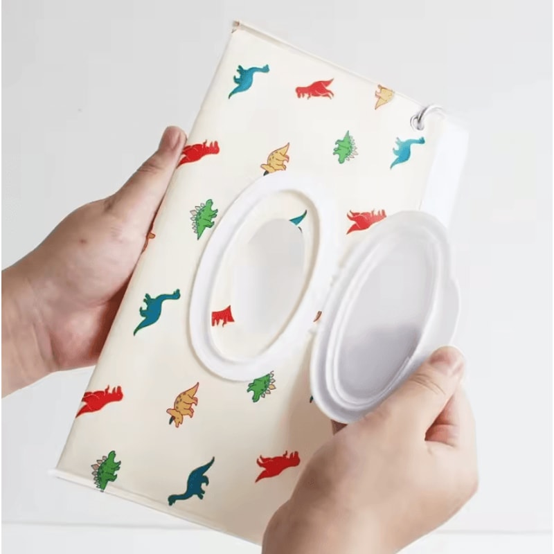Portable SnapStrap Baby Wipes Bag With Flip Cover For Easy OntheGo Access 3
