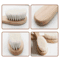 2PCS Natural Wooden Baby Hair Brush Comb Set With Soft Wool Bristles 4
