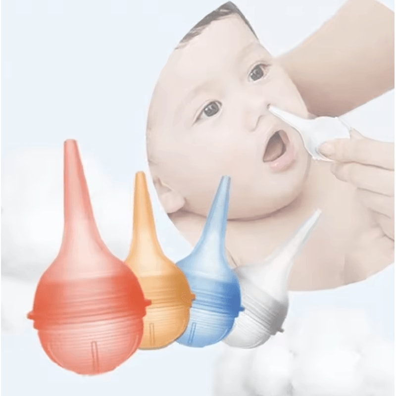 Gentle Silicone Baby Nasal Aspirator For Safe Easy Nose Cleaning 0