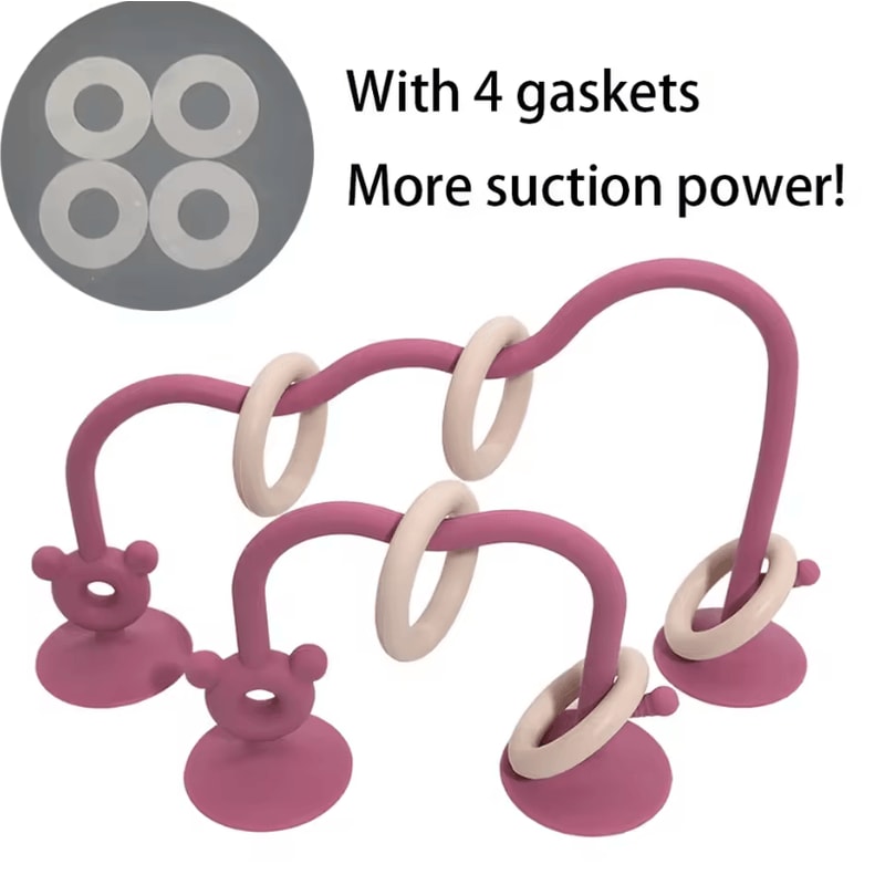 Colorful Montessori Silicone Bead Toy For Sensory Learning Early Development 7