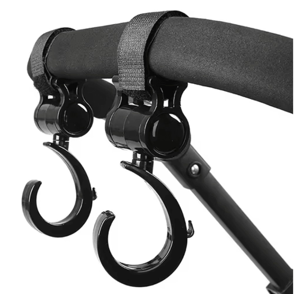 MultiPurpose Baby Stroller Hooks For Easy HandsFree Carrying 1
