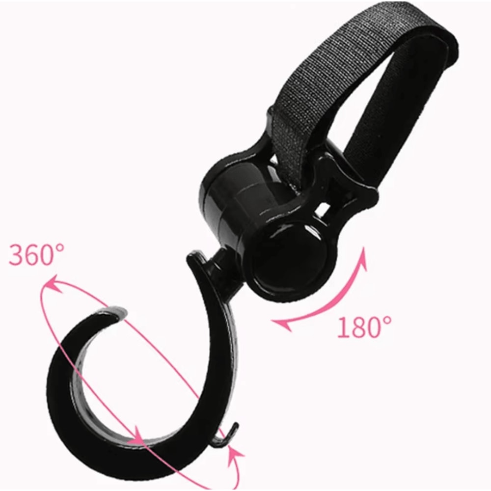 MultiPurpose Baby Stroller Hooks For Easy HandsFree Carrying 3