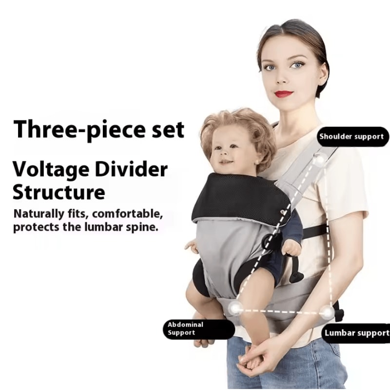 Portable Baby Hip Seat Carrier With Adjustable Shoulder Sling 1