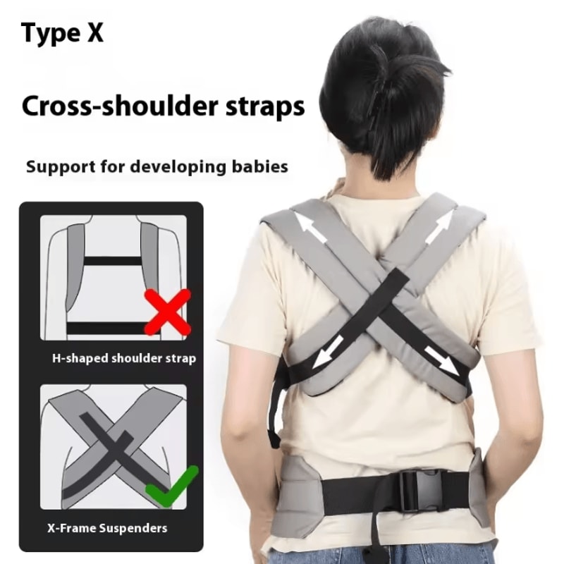 Portable Baby Hip Seat Carrier With Adjustable Shoulder Sling 3