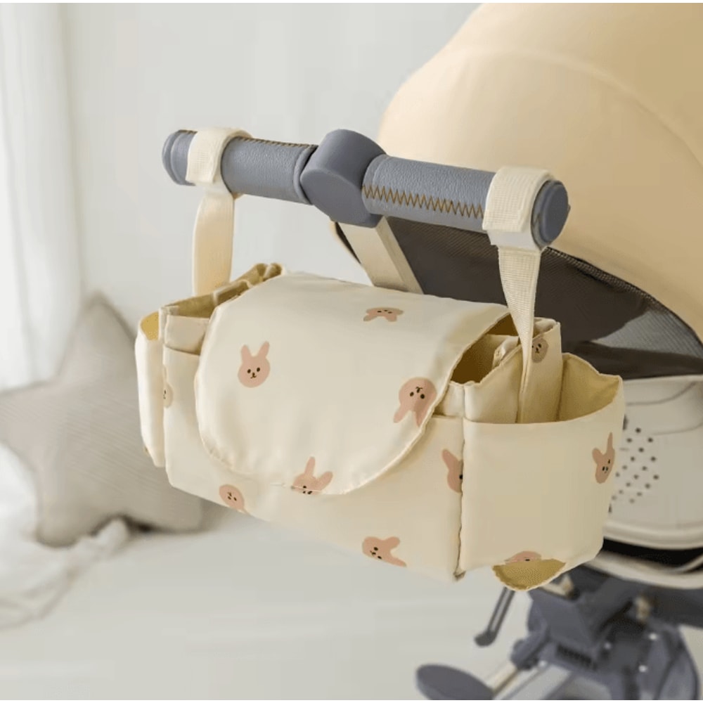 Universal Baby Stroller Organizer Bag With Cup Holders Smart Storage 9