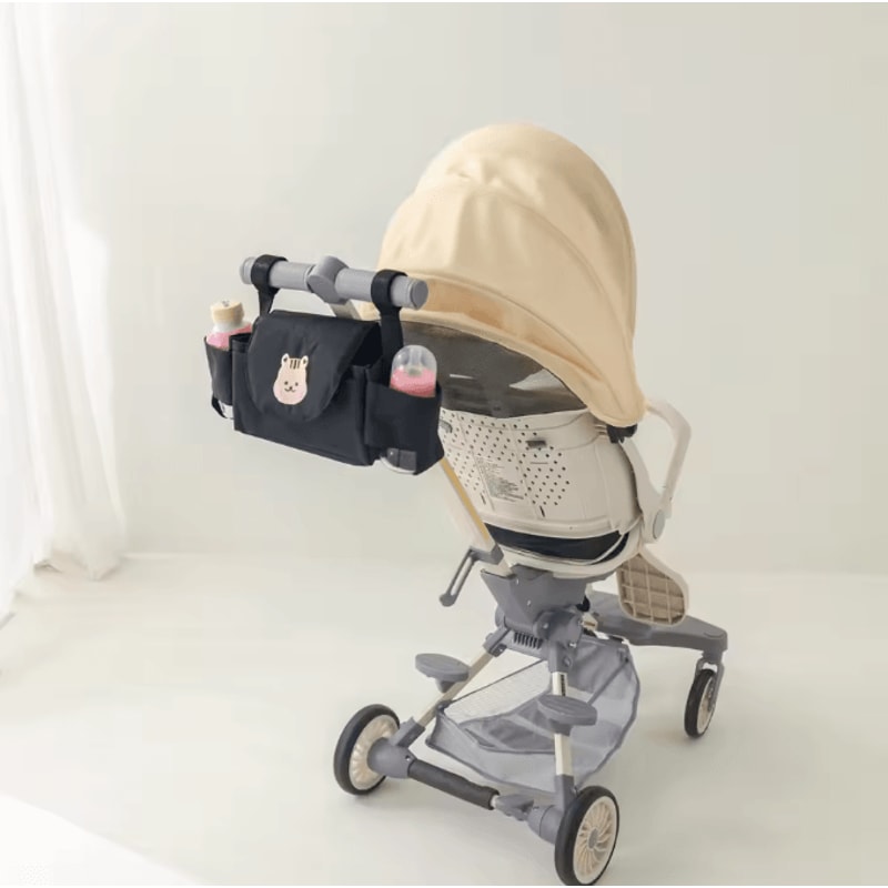 Universal Baby Stroller Organizer Bag With Cup Holders Smart Storage 7