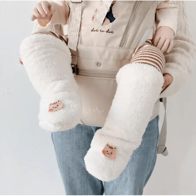 Thick Winter Baby Socks With AntiSlip Grip KneeHigh Warmth 1