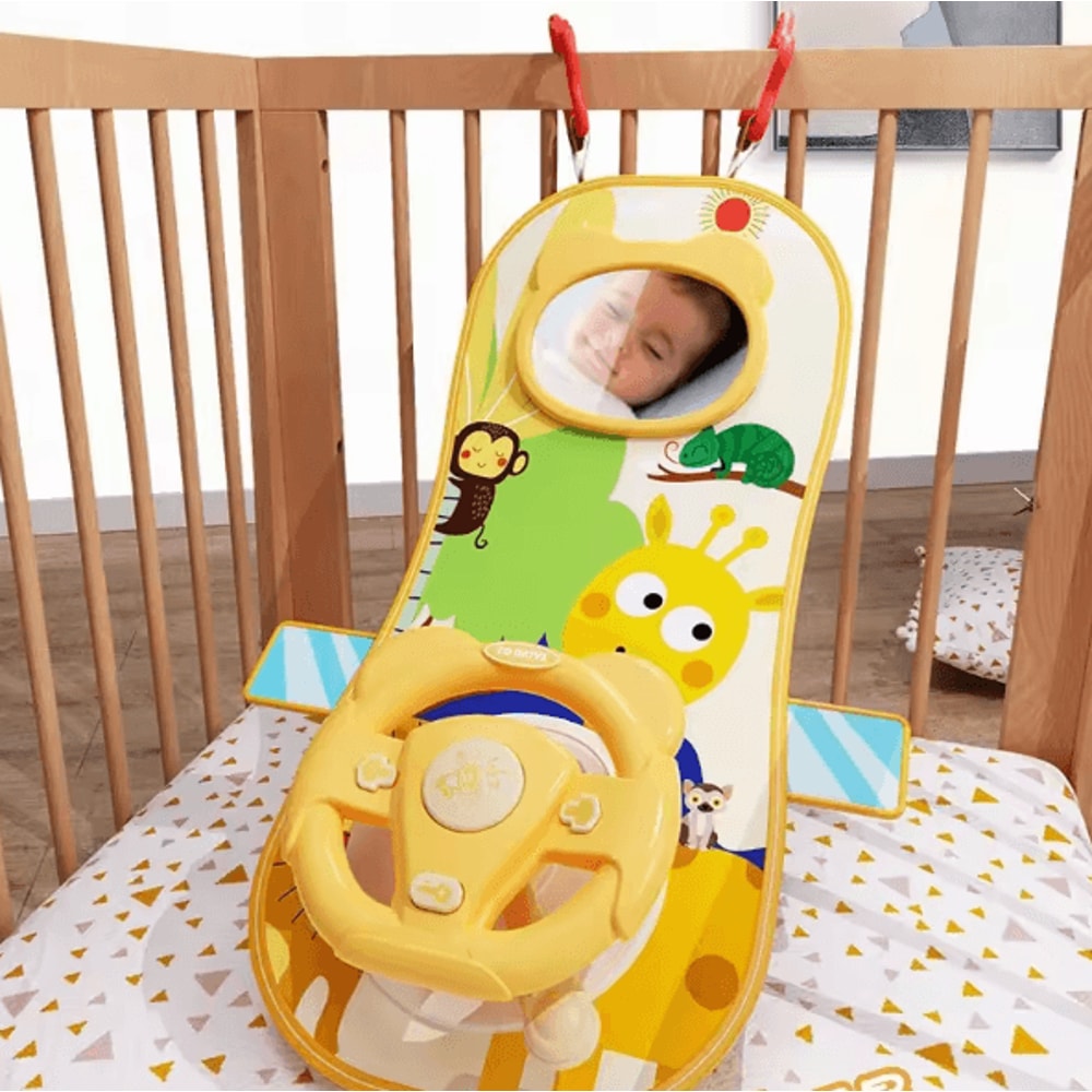 Interactive Baby Steering Wheel Toy With Lights Sounds Driving Fun 2